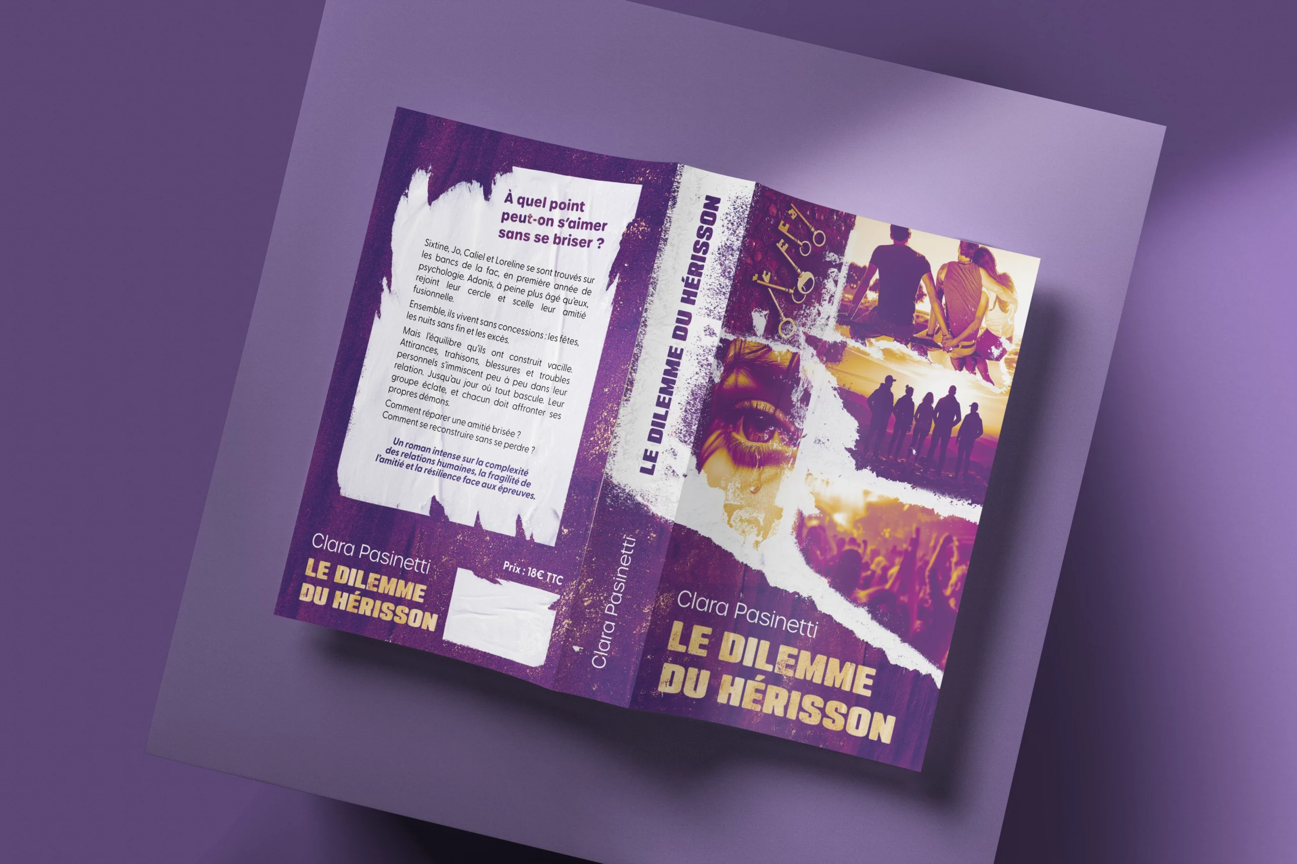 Couverture de roman queer