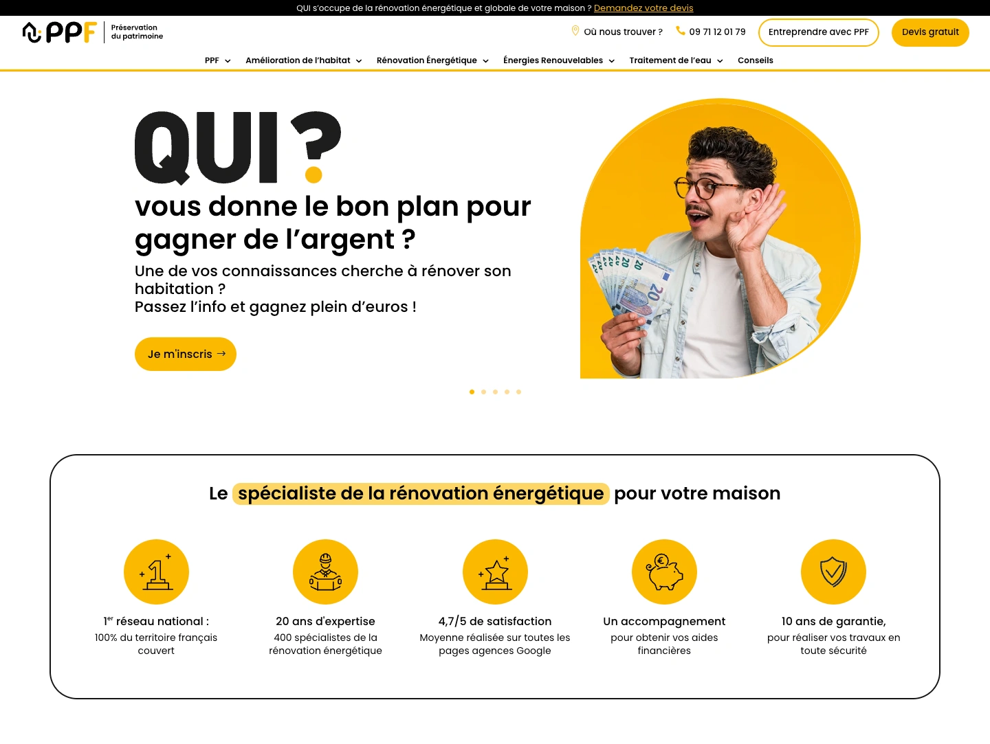 ppf développement site web wordpress